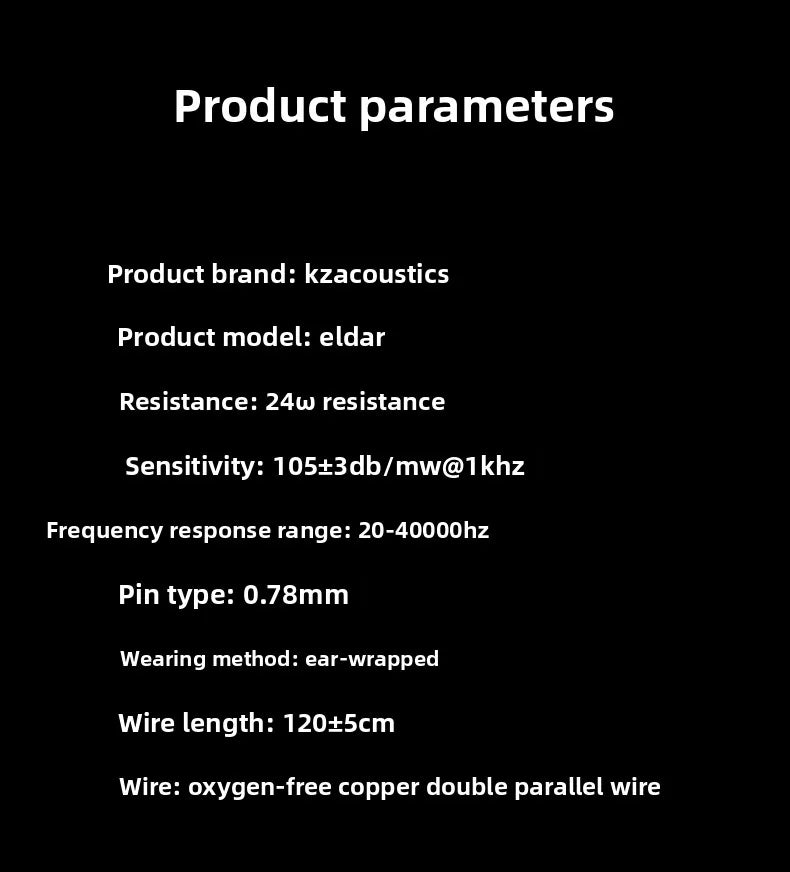 KZ Eldar Earphones 1DD Dynamic Driver Balanced IEM In Ear Monitor Sport Earbuds HiFi Stereo Music Wired Headphones PK EDX PRO X