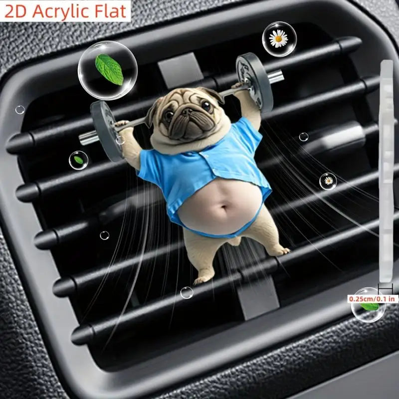 2D Diffuser Vent Outlet Perfume Clips for Aromatherapy, Air Freshener and Car Interior Decoration