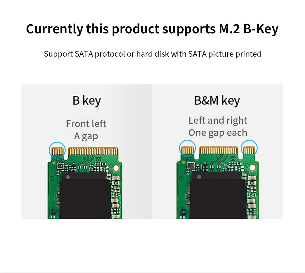 TISHRIC M.2 NGFF Msata SSD To SATA 3.0 2.5 Adapter M2 PCI SSD Converter Riser Card For PC Laptop Add On Card up to 6Gps