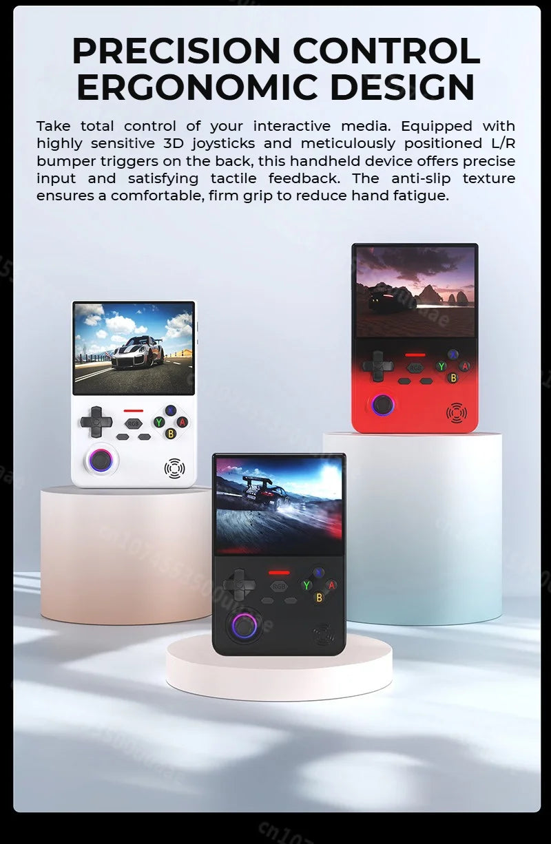 GUSGU H7 128GB Handheld Game Console Open Source Linux System 4.5" IPS Screen Portable Pocket Retro Video Game Player