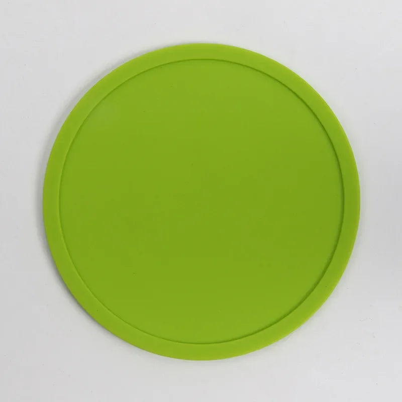 3.9 inches Anti-slip Silicone Coasters Heat Resistant Tea Cup Mat Lots Drink Coffee Mug Glass Beverage Holder Pad Kitchen Tool