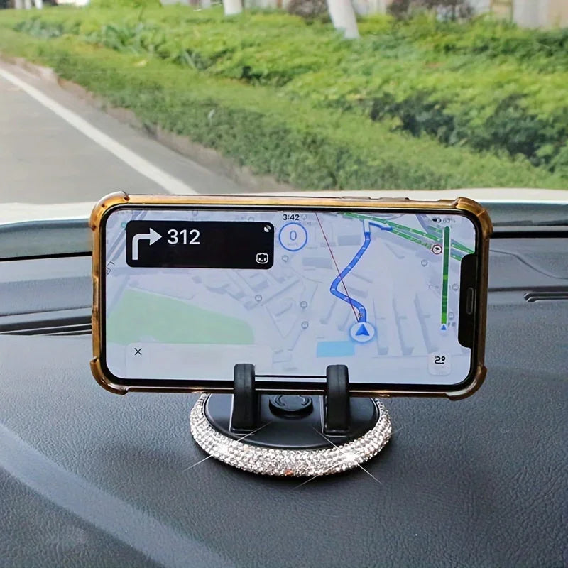 Car-mounted mobile phone holder - Elegant and versatile, suitable for horizontal and vertical placement