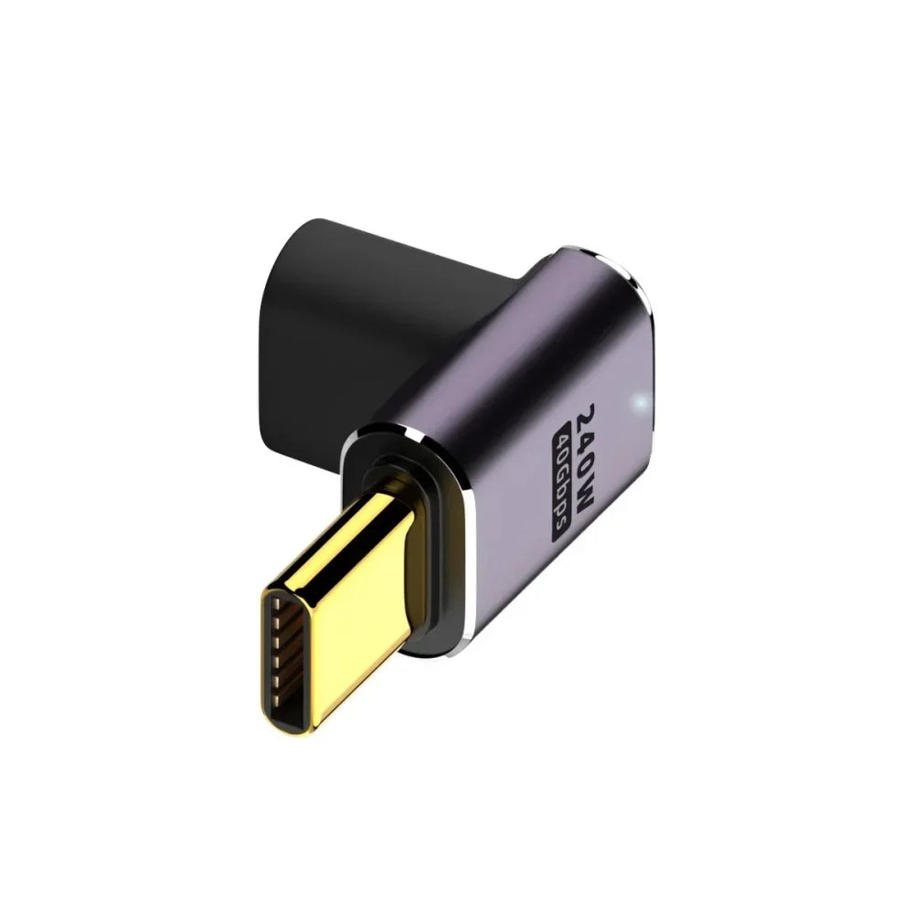PD240W USB4.0 Type C to USB C Fast Charging Adapter Converter 40Gbps Data Sync Connector 8K@60Hz USB C OTG Adapter for MacBook