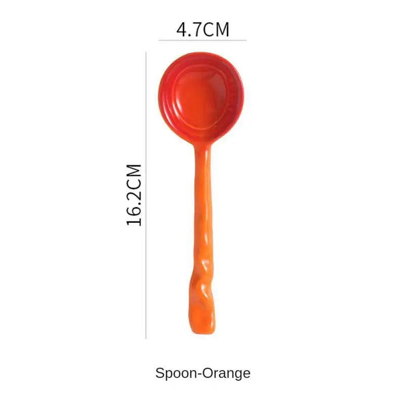 High Quality Non-toxic And Tasteless Good Looks Vintage Kitchen Supplies Ceramic Spoon Fine Workmanship