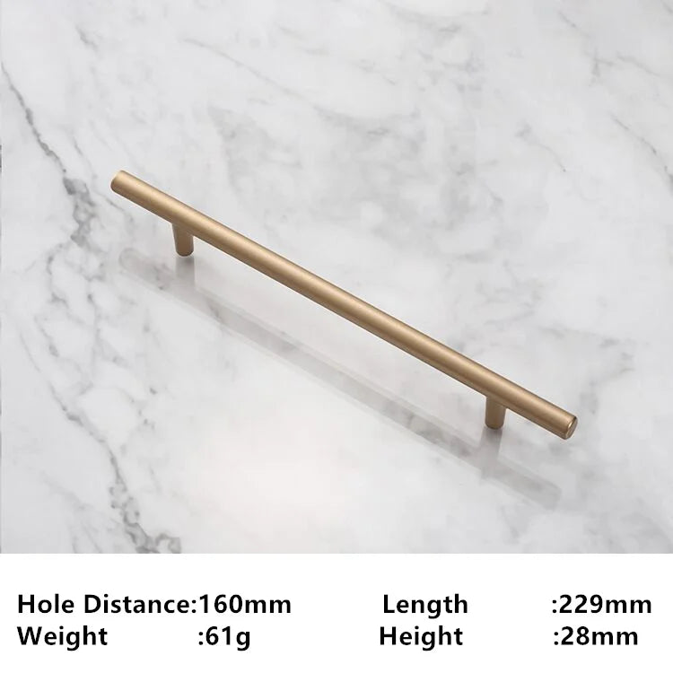 Handles Drawer Cabinet Furniture Kitchen Handles for Cabinet Knob Door Drawer Furniture Kitchen Knob Golden Simplicity Hardware