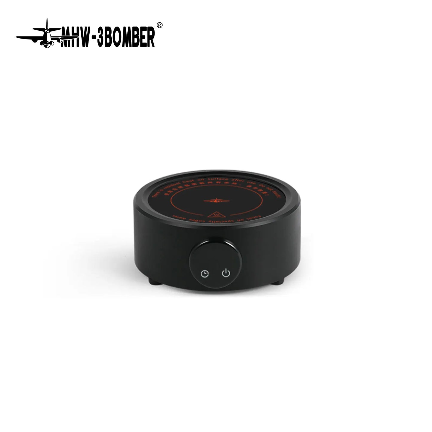 MHW-3BOMBER Mini Coffee Electric Stove for Moka Pot 800w Ceramic Cooktop Milk Water Heating Furnace Coffee Tool Camp Kitchen Use
