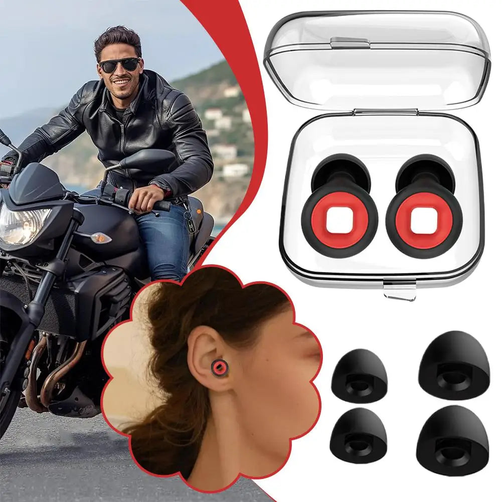Motorcycle Immersive Dual Pickup Sleep Earplugs With Insulation Noise Reduction And Sound Protective Industrial Earplugs Y0B7