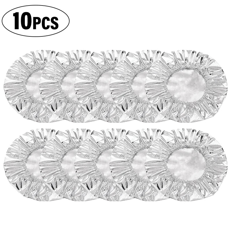 10-50Pcs Reusable Aluminum Foil Bowl Cover Refrigerator Fresh-keeping Lids Heat Preservation Kitchen Storage Accessories Gadget