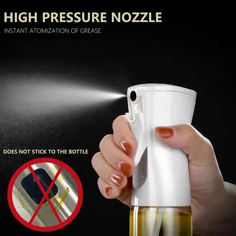 200/300/500ml Oil Spray Olive Oil Spray Bottle Kitchen Cooking Dispenser Camping Baking Vinegar Soy Sauce Sprayer Containers