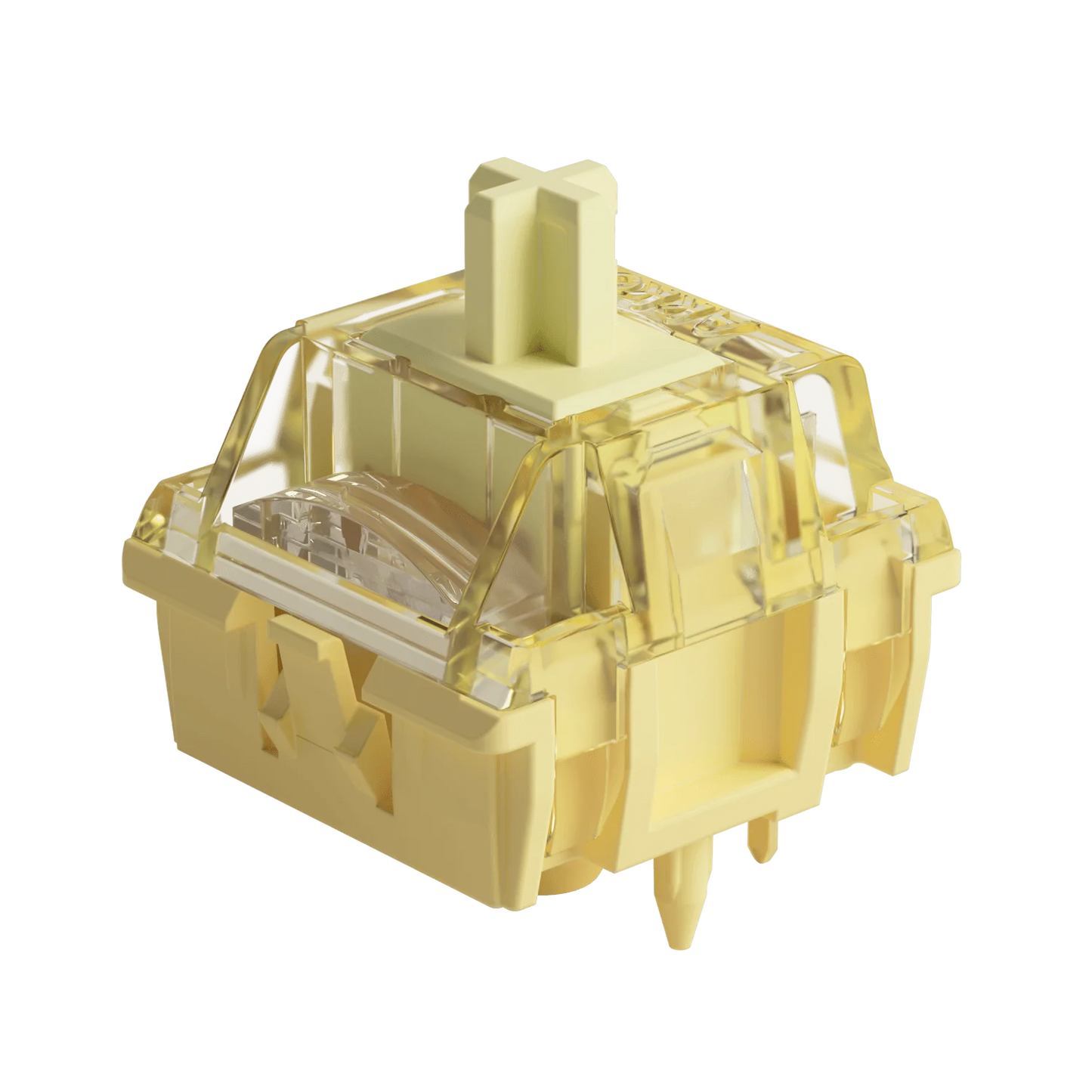 Akko V3/V5 Cream Yellow Pro Switch 5 Pin 50gf Linear With Stable Dustproof Stem For Mx Mechanical Keyboard (45 pcs)