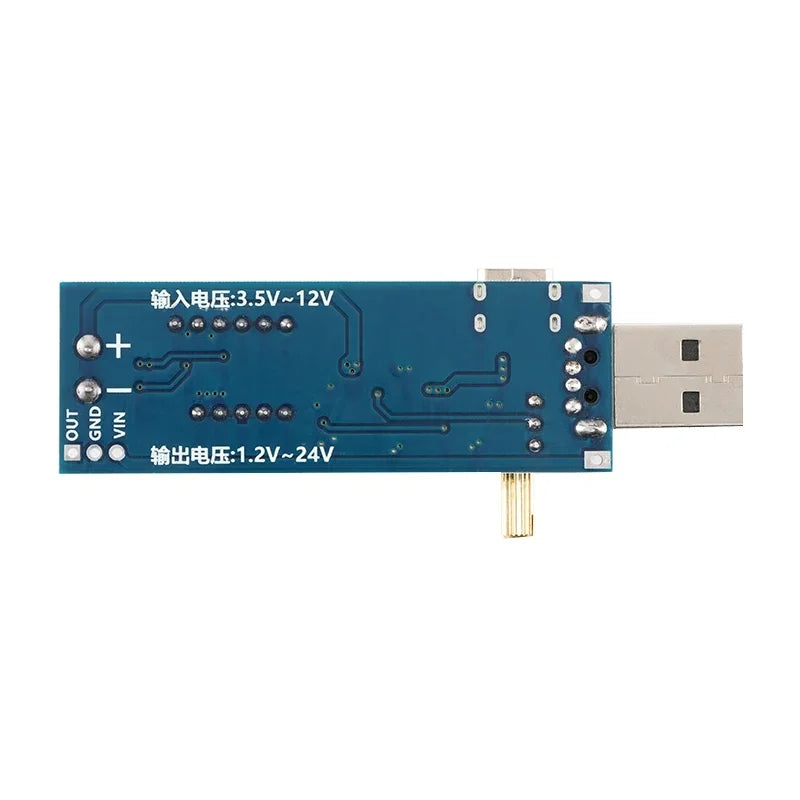DC-DC 5V to 3.5V / 12V USB Step UP / Down Power Supply Module Adjustable Boost Buck Converter Out DC 1.2V-24V