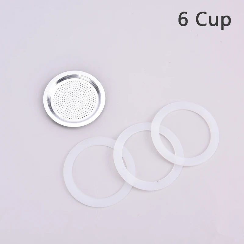 2 Pcs/lot Milky White Silicone Seal Ring Flexible Washer Gasket Ring Kitchen Coffee Parts Makers Accessories