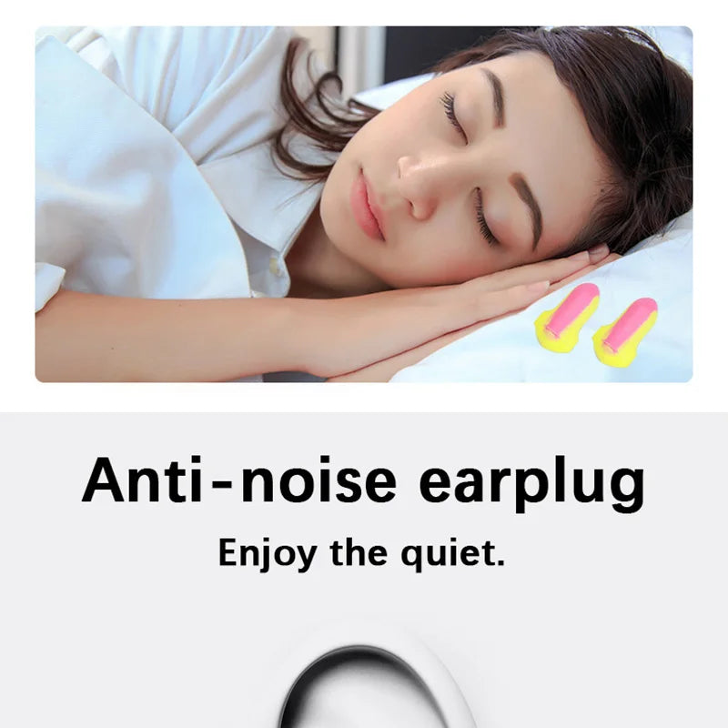 50 pairs Noise-reducing earplugs, noise prevention, sleep, noise reduction, work, sleep, noise-proof dormitory