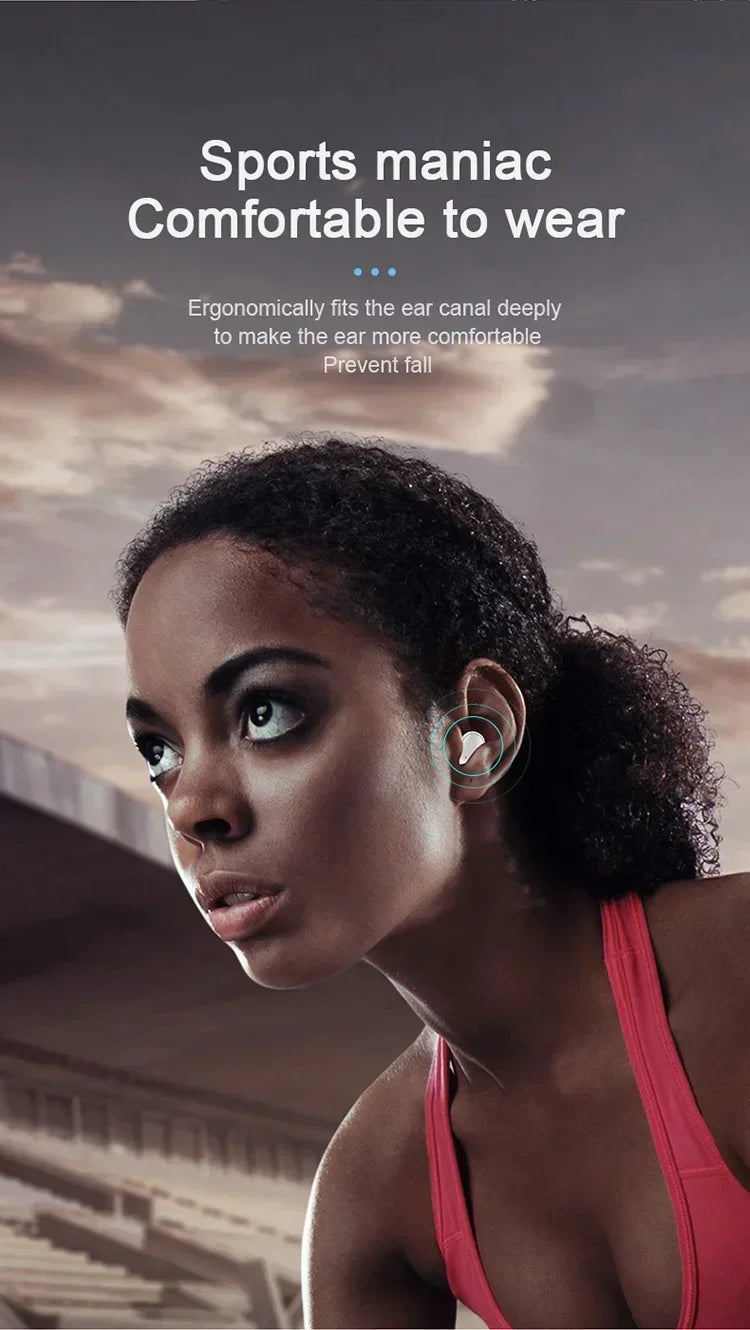 Original A6S TWS Headset Wireless Earphones Bluetooth Headphones Sport Stereo Fone Bluetooth Earbuds