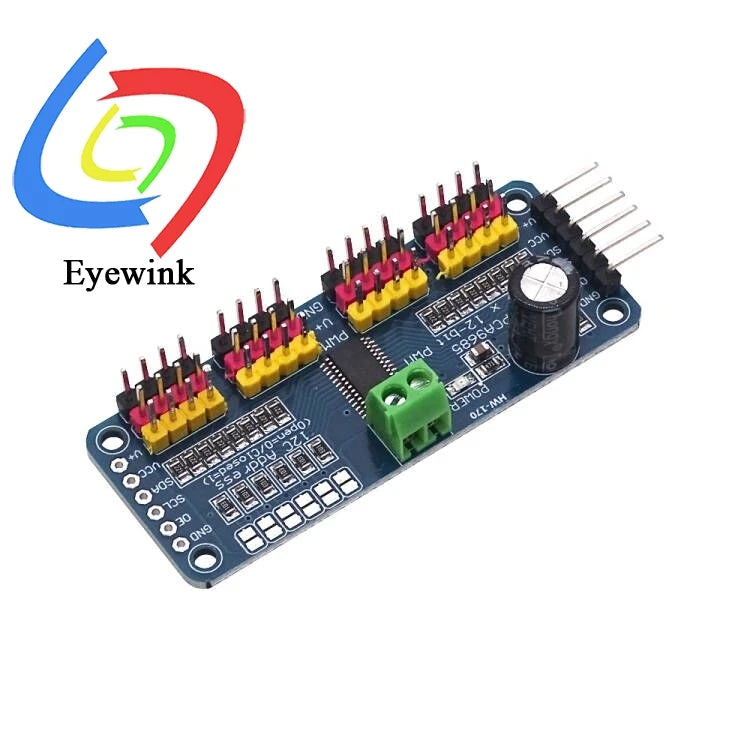 16 channel PWM Servo Servo Drive Board Robot Controller IIC Interface Driver Module PCA9685 For Raspberry Pi
