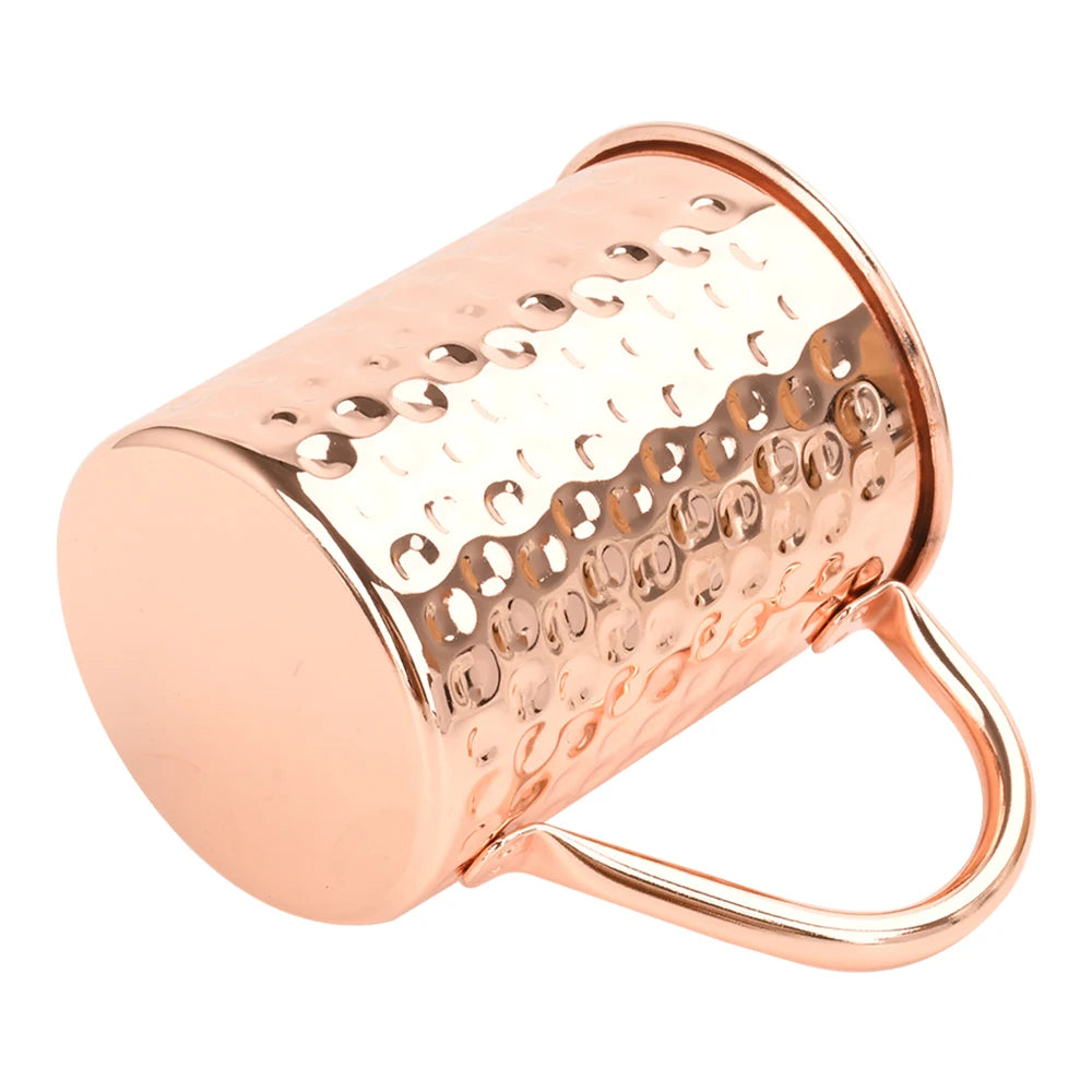 Copper Moscow Mule Mug Durable Coppery Beer Mugs Coffee Mug Milk Cup Pure Copper Bar Cup Drinkware Kitchen Supply