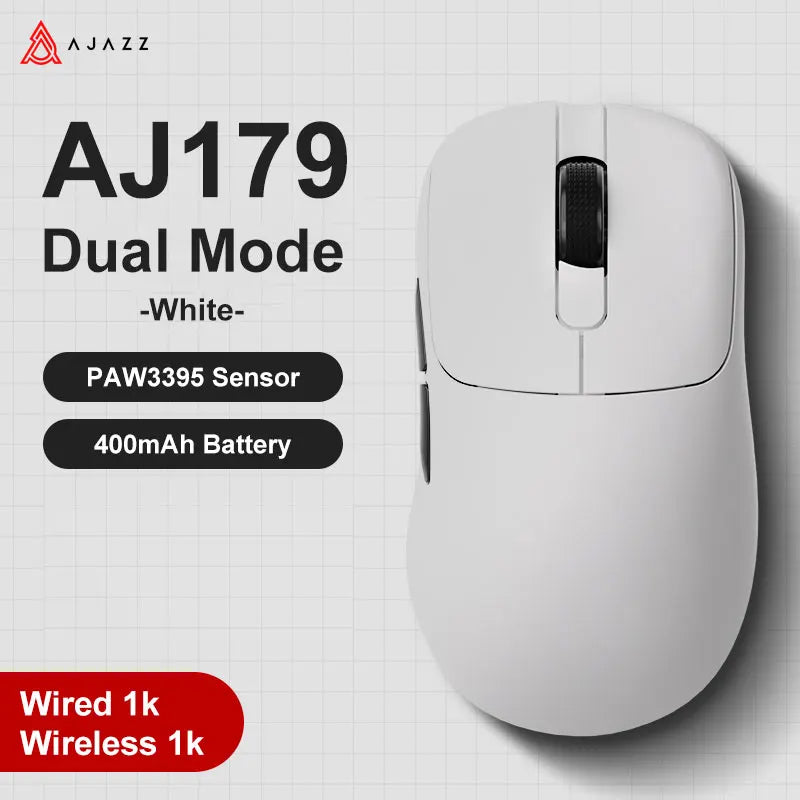 AJAZZ AJ179 Lightweight Wired And Wireless Mouse Ergonomic Macro Gaming Mouse Suitable For Personal Computers And Laptops