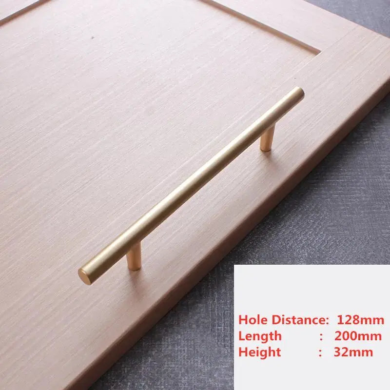 Handles Drawer Cabinet Furniture Kitchen Handles for Cabinet Knob Door Drawer Furniture Kitchen Knob Golden Simplicity Hardware