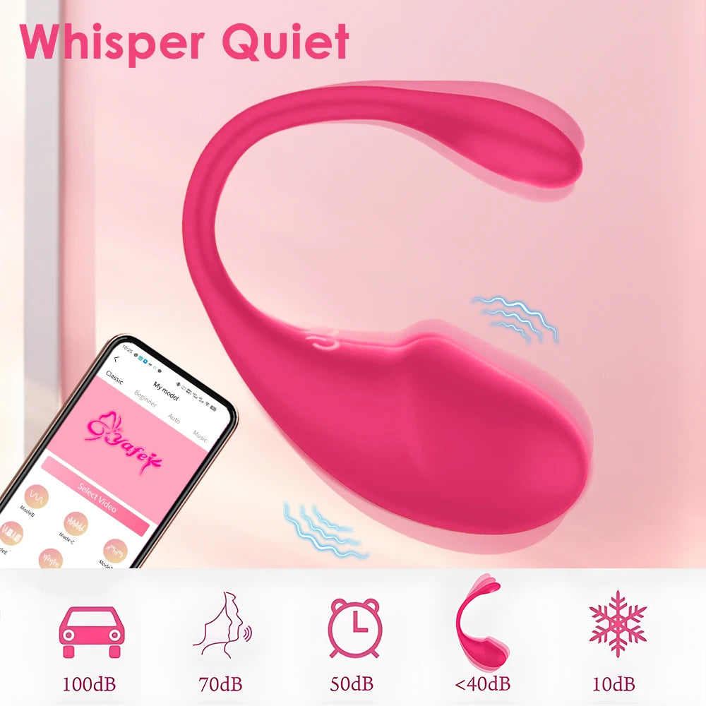 Wireless Bluetooth G Spot Vibrator for Women Dildo APP Remote Control Wear Vibrating Egg Clit Female Panties Sex Toys for Adults
