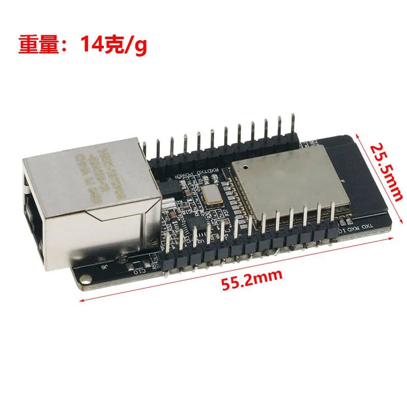 WT32-ETH01 Embedded Serial Port Networking Ethernet Bluetooth-Compatible WIFI Combo Gateway MCU ESP32 Wireless Module Board