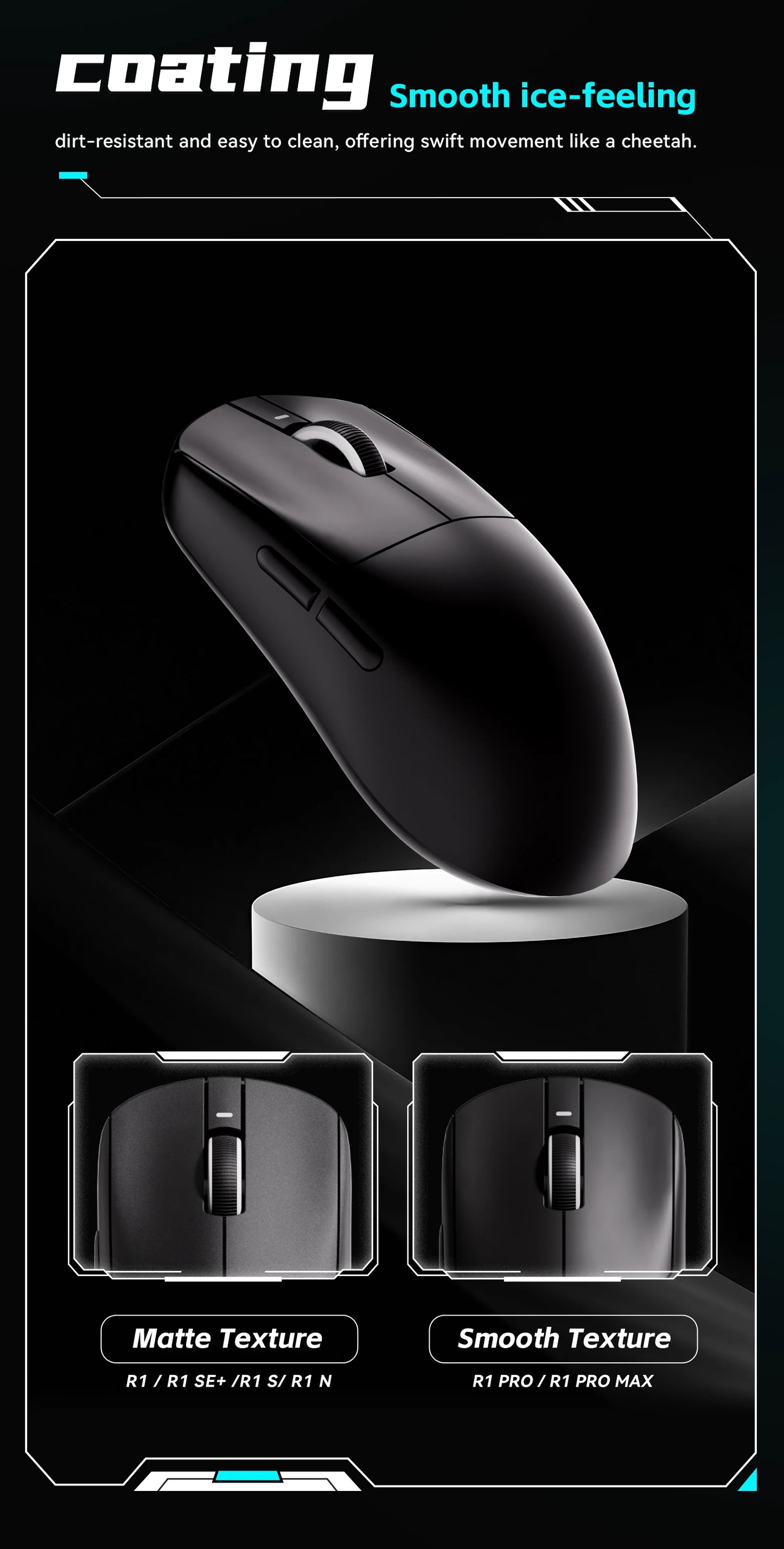 VXE Dragonfly R1 Wireless Mouse PAW3395 Sensor Nordic 52840 2KHz FPS Game Mouse Intelligent Speed Low Delay Game Office
