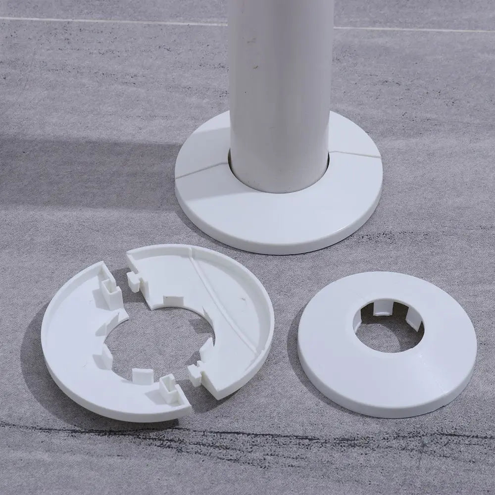1Pc Plastic Wall Hole Pipe Collars Cover Shower Faucet Angle Valve Pipe Plug Decoration Cover Kitchen Bathroom Faucet Accessory