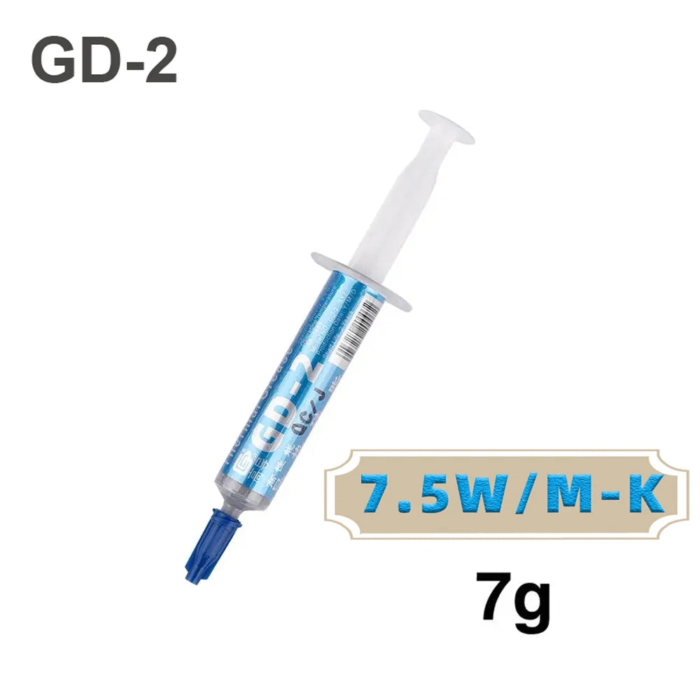 GD-2 7g/15g/30g Thermal Compound Conductive Grease GD900 Silicone Paste Heat Sink Processor CPU GPU Cooler Cooling Fan Plaster