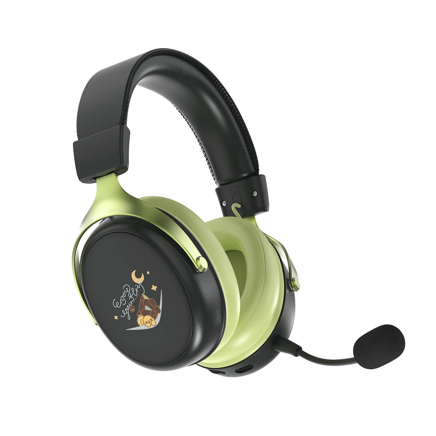 AKKO Verge S9 E-Sports Headset with Mic Quad-Mode Gaming Headphone 7.1 Channel Surround Sound Pro-Tuned FPS Audio 53mm Driver