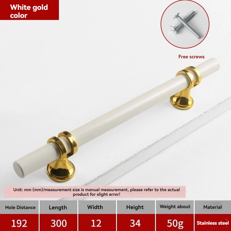 Handles Drawer Cabinet Furniture Kitchen Handles for Cabinet Knob Door Drawer Furniture Kitchen Knob Modern Simple Golden Silver