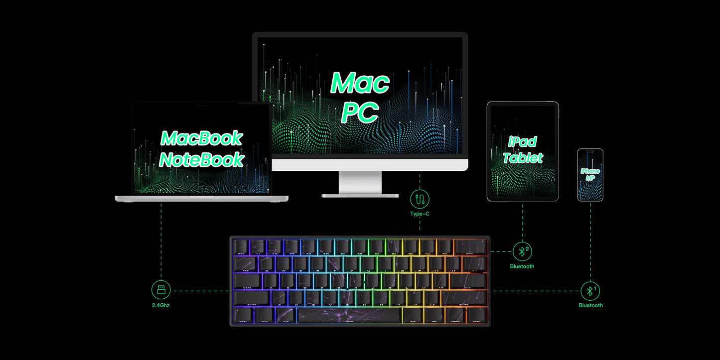 Akko MonsGeek FUN68 FUN60 PRO&MAX  HE Magnetic Keyboard 60% 65% Gaming Keyboards Rapid Trigger 8K Custom Keyboard Gamer Esports