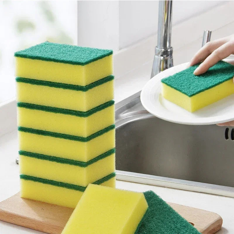 Highly Absorbent Cleaning Sponges Dish washing Magic Clean Pot Rust Stain Sponge Brush Kitchen Grease Cleaner Household Tools