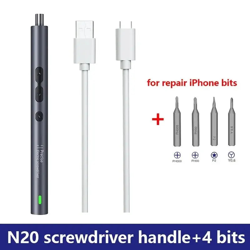 6 in 1 Precision Electric Screwdriver Sets Power Tools Rechargeable Magnetic Mini Small Bits for Xiaomi Mobile Cell Phone Repair