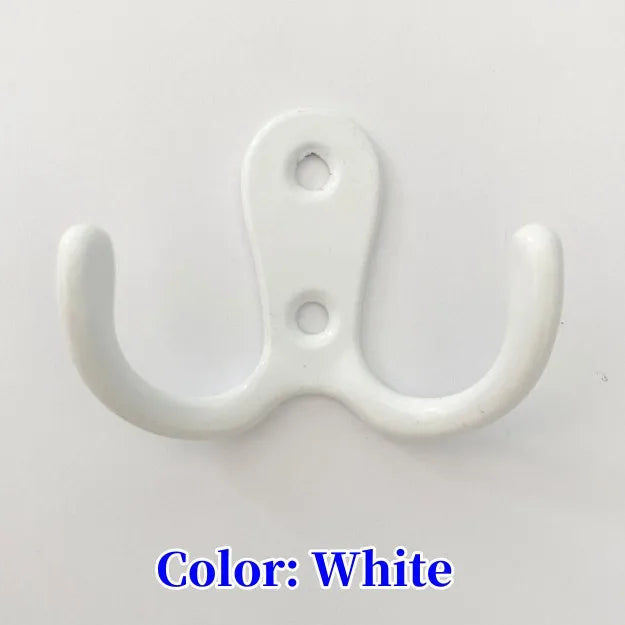 Simple FurnitureHook Black Chrome Towel Hook For Bathroom Clothes Coat Hook Bedroom Robe Hook Livingroom Kitchen Accessories
