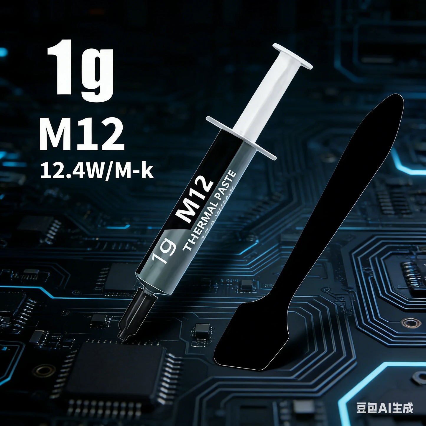 Thermal Paste Thermal Conductive Grease Paste 12.4 W/MK 1/4/8/15/30g For Game PC PS5 CPU GPU Cooling
