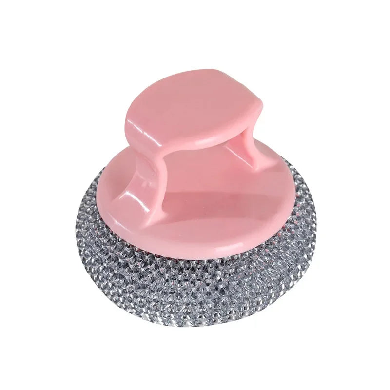 Kitchen Cleaning Ball Wash Pot Not Damage Disassembled and Washed Pot Brush Degrease Stainless Steel Wash Pot Dish Bowl Brush