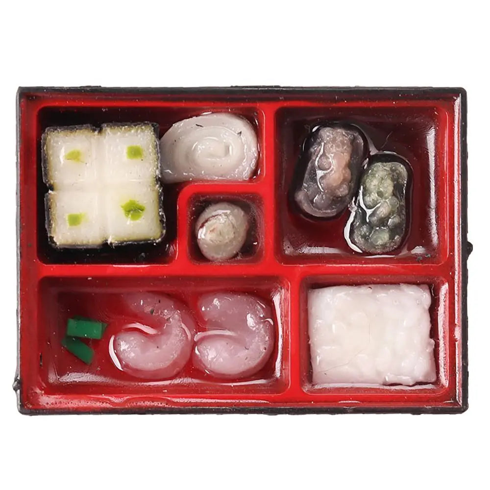 Gift Scene Model Playing House Kitchen Dollhouse Bento Miniature Snack Drink Doll Accessories Simulation Food Toy