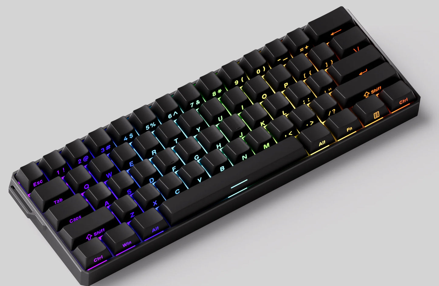 Akko MonsGeek FUN60 Mechanical Keyboard Magnetic Switch 60% Gaming Keyboards Rapid Trigger 0.01mm 8K ARGB HE/TMR Custom Keyboard