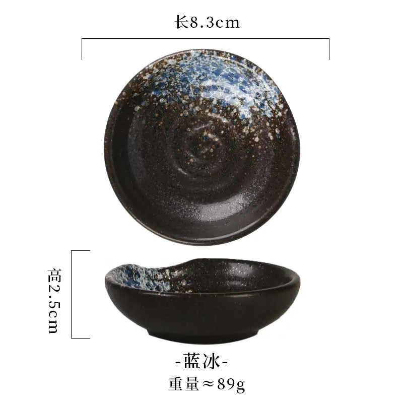 Sweet Ceramic Sauce Dishes Sushi Plate Tableware Japanese Style Spice Soy Vinegar Dessert Mini Sauce Bowl Porcelain Kitchen Supp