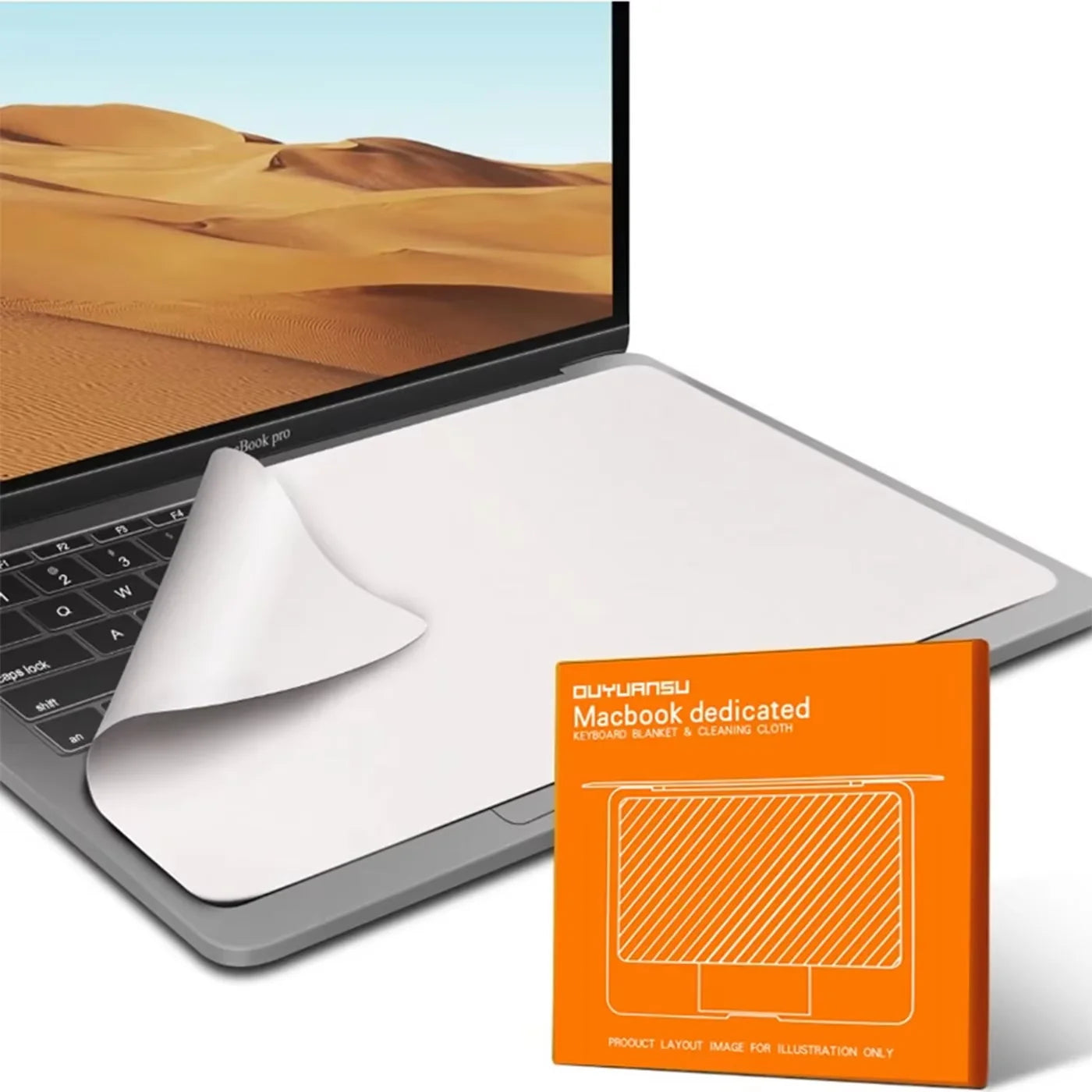 Suitable for MacBook Pro keyboard dust cloth, air wiping cloth, Apple laptop, Mac cleaning screen wiping cover cloth