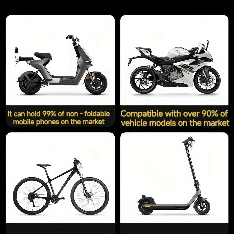Mountain Bike Mobile Phone Safety Operate Stable and Non-slip Rotatable Navigation Mobile Phone Holder Motorcycle Phone Holder