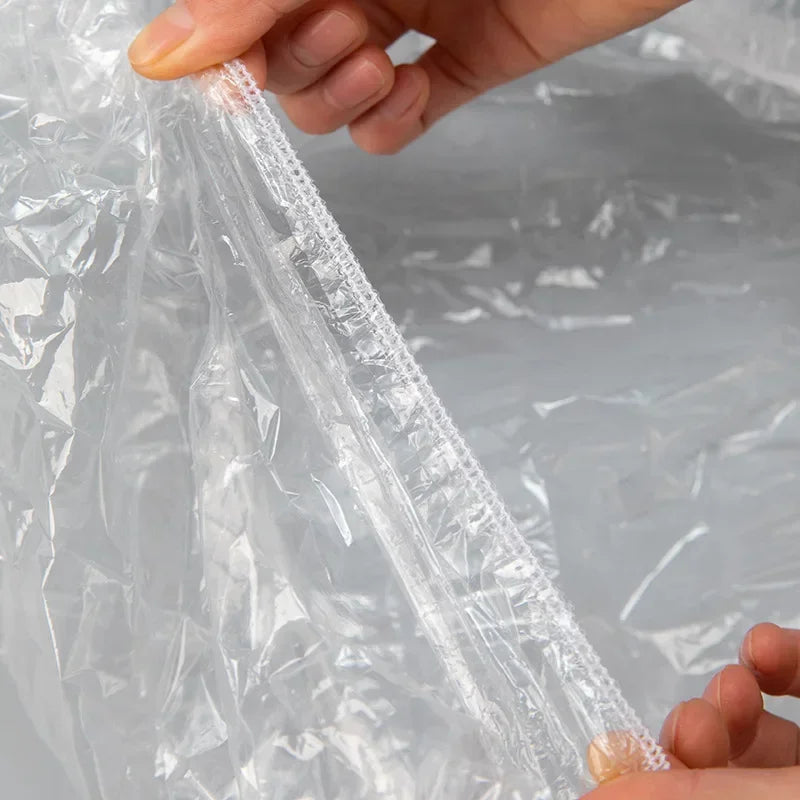120/70/52/38CM Disposable Food Cover Food Grade Kitchen Storage Elastic Plastic Storage Accessories Cling Film Shower Cap Shoes