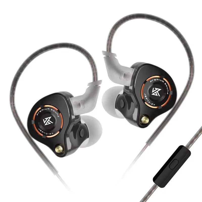 KZ Eldar Earphones 1DD Dynamic Driver Balanced IEM In Ear Monitor Sport Earbuds HiFi Stereo Music Wired Headphones PK EDX PRO X