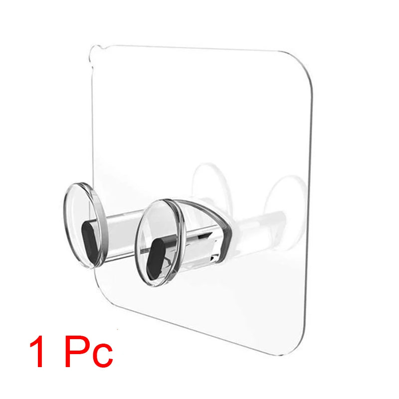 5 Pcs Home Bathroom Wall Storage Hook Punch-free Power Plug Socket Holder Kitchen Stealth Hook Wall Adhesive Hanger