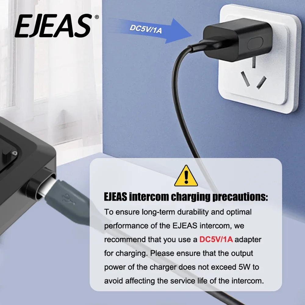 EJEAS V6 PRO +/PLUS Bluetooth Motorcycle Helmet Intercom Headset with 800M BT Interphone Communicator for 6 Riders Waterproof