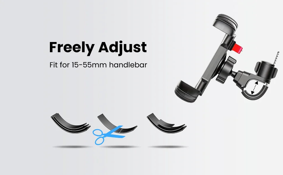 Mountain Bike Mobile Phone Safety Operate Stable and Non-slip Rotatable Navigation Mobile Phone Holder Motorcycle Phone Holder