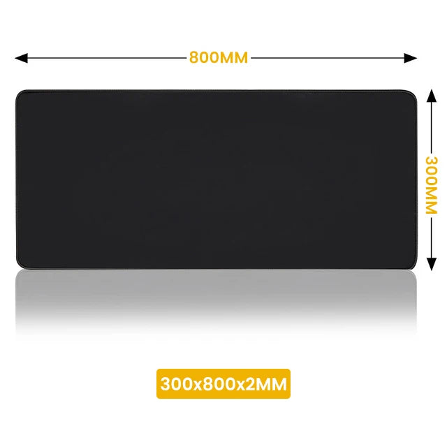 Xxl Mouse Pad Gaming Computer Mousepad Gamer Desk Mat Black Big Office Carpet Mause Pads PC Accessories Keyboard Pads Play Mats