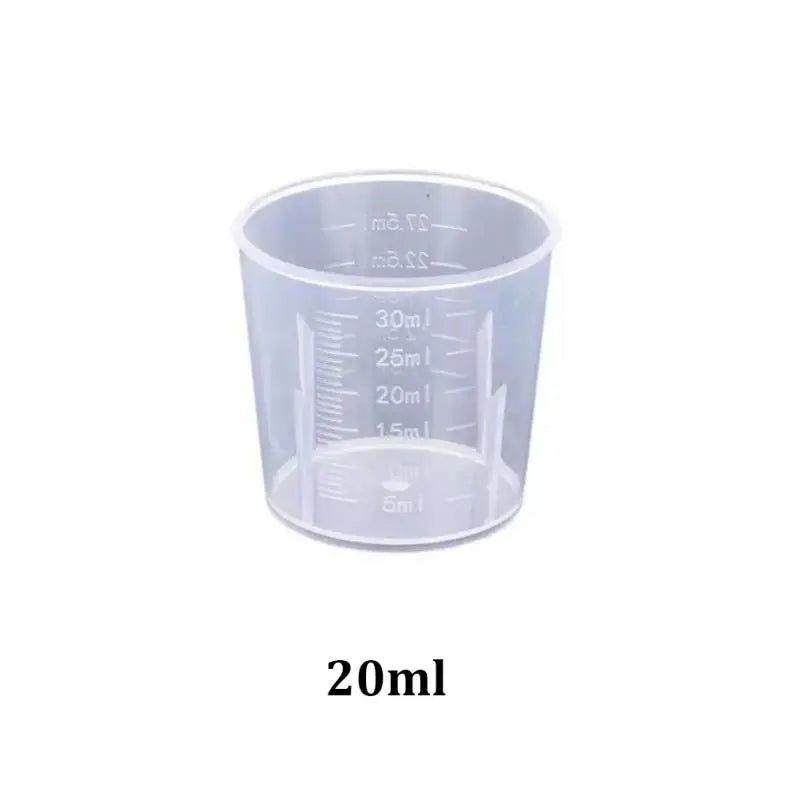 Aleekit Premium Clear Plastic Graduated Measuring Cup Pour Spout Without Handle Kitchen Tool Multifunctional Clear Measuring Cup