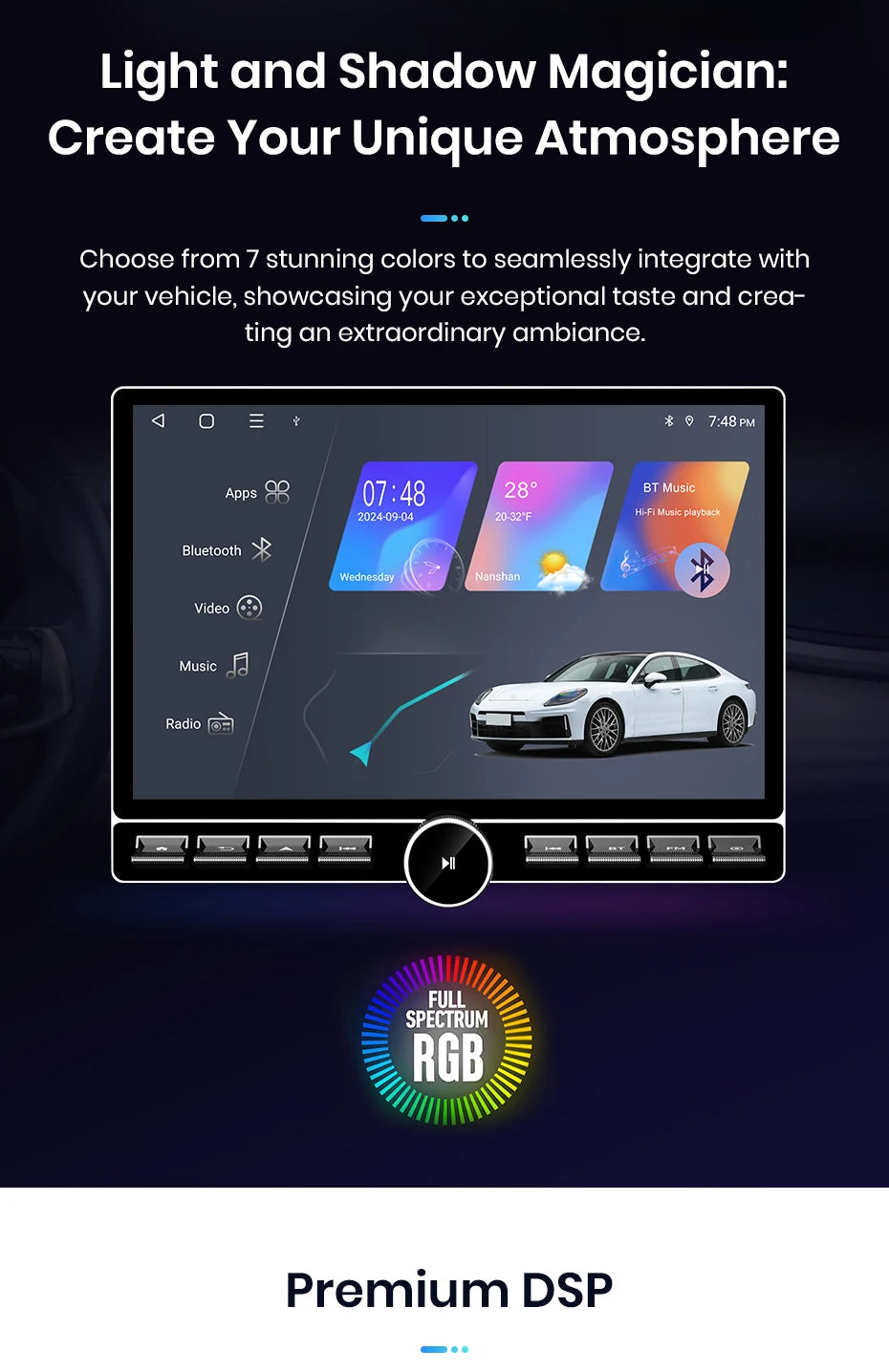 Junsun 13.1 "Car Radio For Seat Leon MK3 2012 2013-2020 Wireless Carplay Car Car Radio Multimedia GPS Stereo 8 core 4G DSP