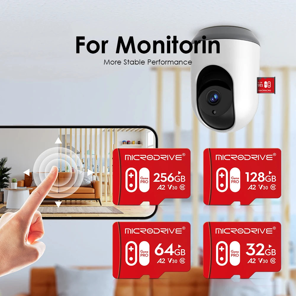 Ultra Micro TF Card 128GB 32GB 64GB 256GB - Mini SD TF Flash Memory Card for Phone SD/TF Dual Compatibility
