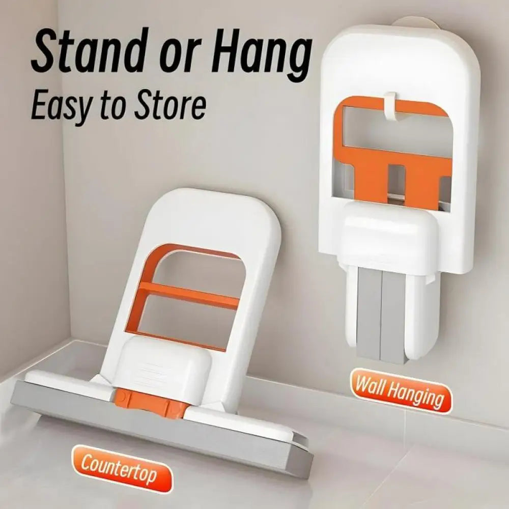 Portable Handheld Cleaning Mop Mini Foldable Desktop Mop Home Replacement for Bathroom Kitchen Desktop Glass Living Room Car